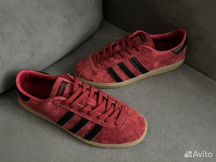 Кроссовки adidas bermuda burgundy