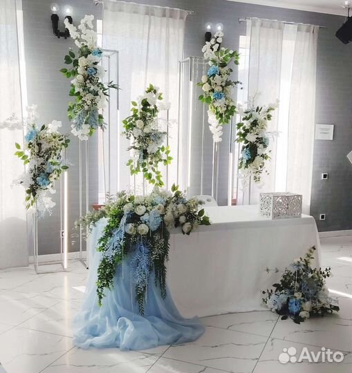 Оформление свадьбы, декор