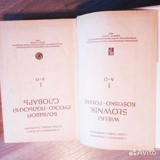 Большой польско-русский словарь 2 тома