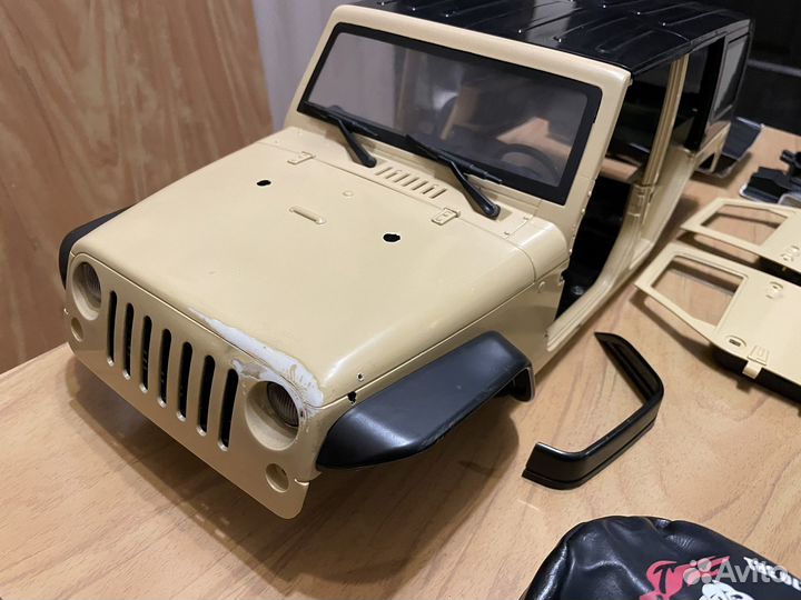 Кузов для rc модели 1 10 jeep wrangler rubicon
