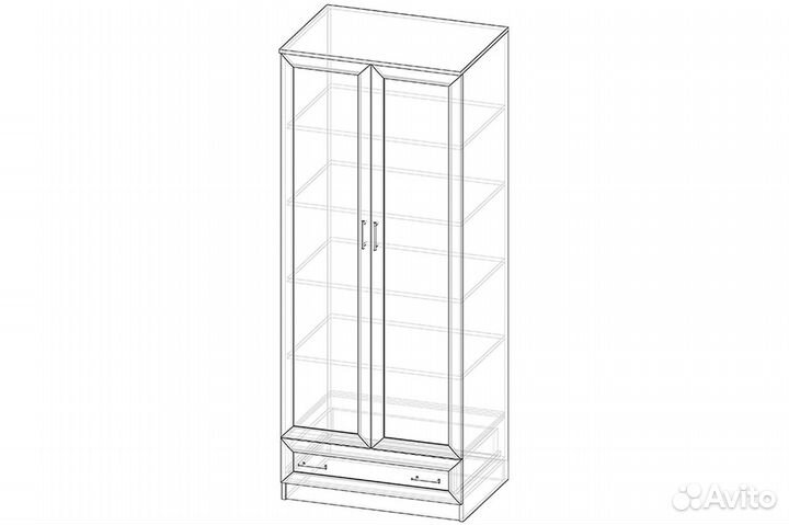 Шкаф двухстворчатый 