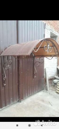 Козырек Кованый(холодная ковка)