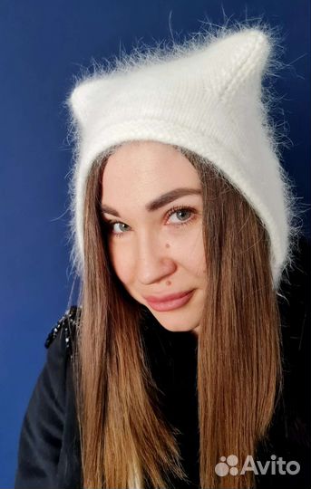 Чепчик женский с ушками