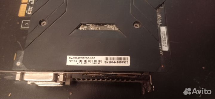 Видеокарта gigabyte GeForce GTX 1060 3G,gaming-3G