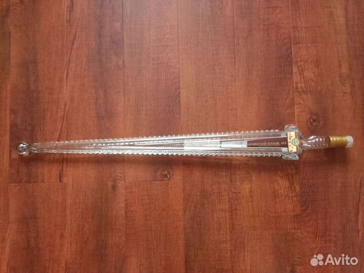 Бутылка-сабля стеклянная, из под коньяка