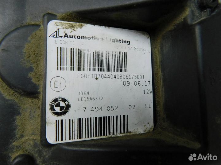 Фара правая BMW X3