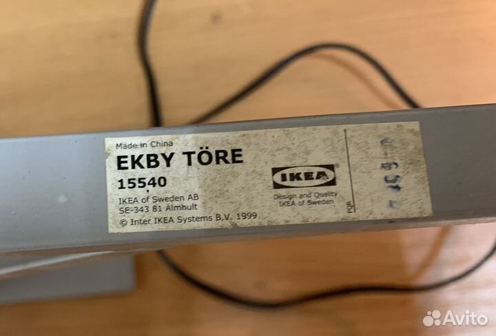 Кронштейн ekby tore IKEA для полок на стол