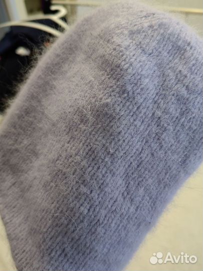 Шапка из пуха норки для девочки