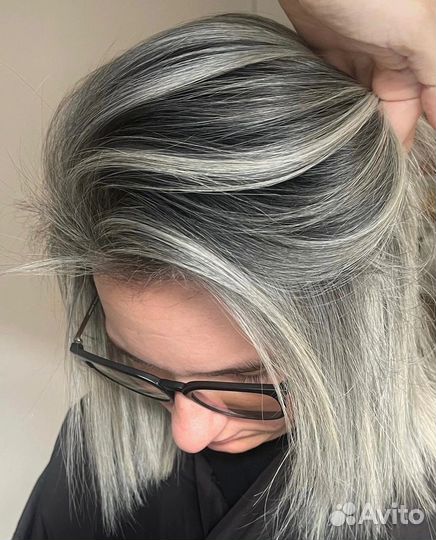 Окрашивание волос, камуфлирование седины