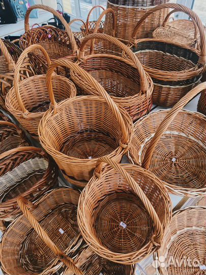 Корзина плетеная