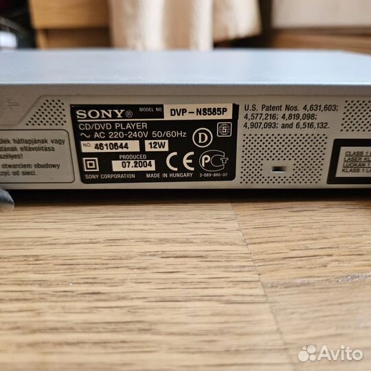 Cd Dvd проигрыватель sony