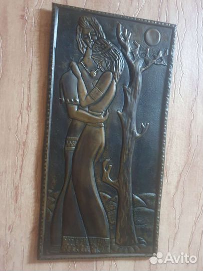 Картина чеканка СССР