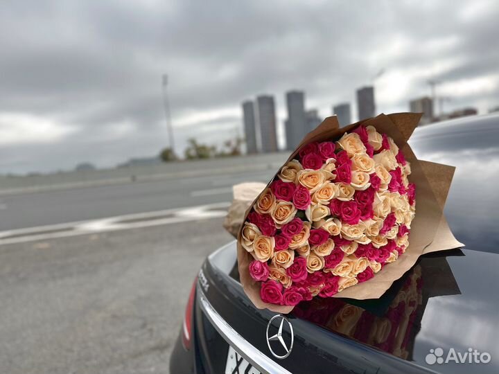 101 Роза 51 Роза цветы доставка розы