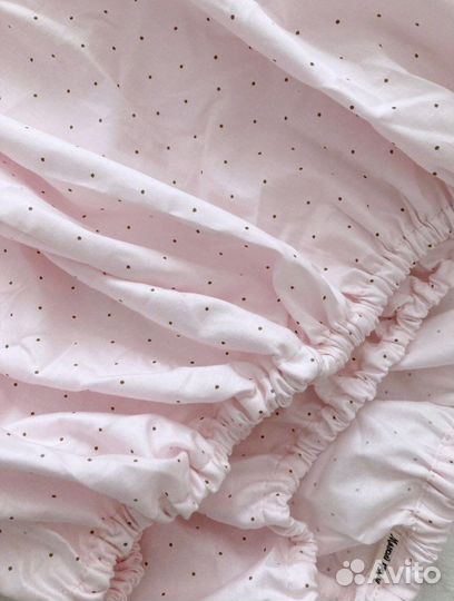 Простынь на резинки в дескую кроватку