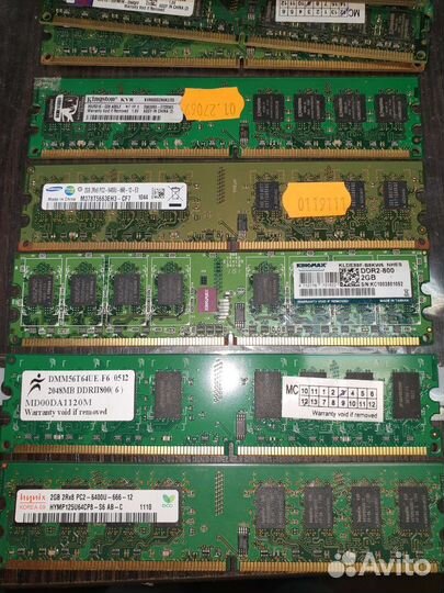 Оперативная память ddr3 ddr2 для пк 2 Gb