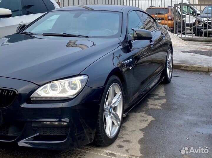 Накладки на пороги (лезвия) бмв f06 гранкупе