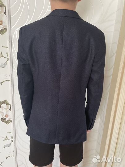 Пиджак школьный для мальчика 140