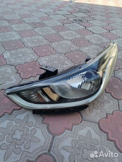 Фара передняя левая на hyundai solaris 2