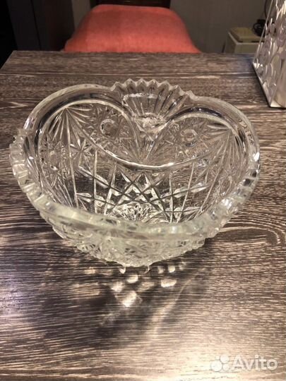 Хрустальная ваза салатники Стаканы