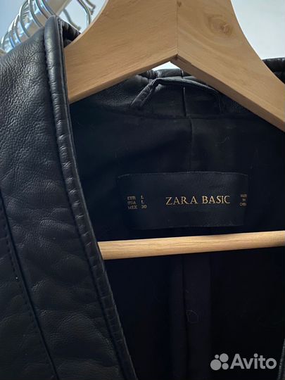 Куртка кожаная Zara