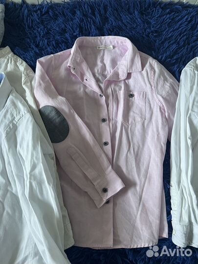Рубашки на мальчика 134 140