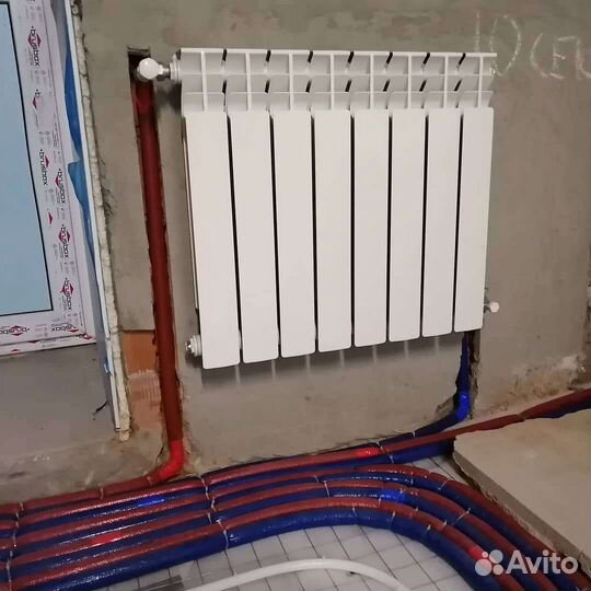 Монтаж отопления и водоснабжения