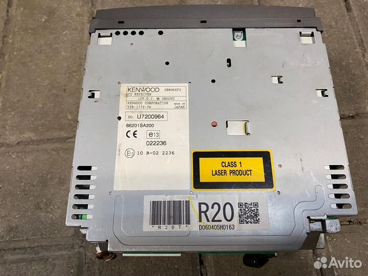 86201-SA200 штатная магнитола subaru forester (S11