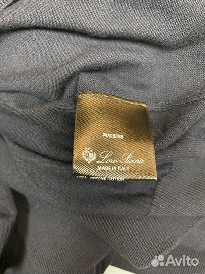 Поло Loro Piana синее