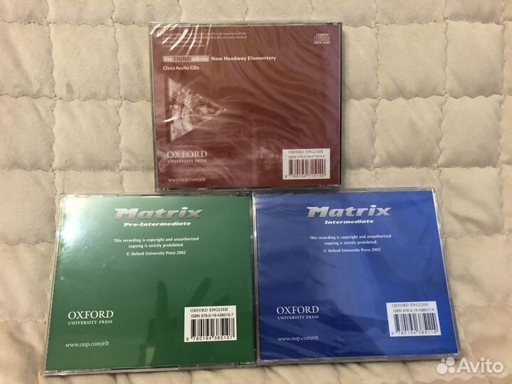 Диски для учебников английского