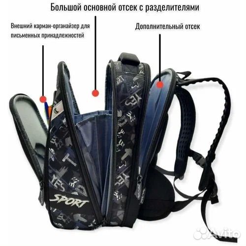 Рюкзак школьный для мальчика новый