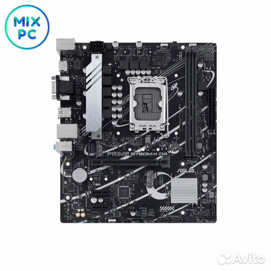 Материнская плата LGA1700 asus prime B760M-K D4