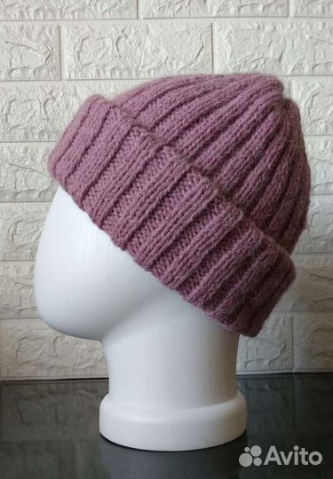 Шапка женская вязаная ручная работа