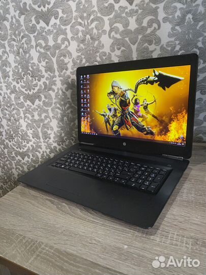 Игровой 17 дюймов GTX 1050/Core i7/IPS/16Gb озу