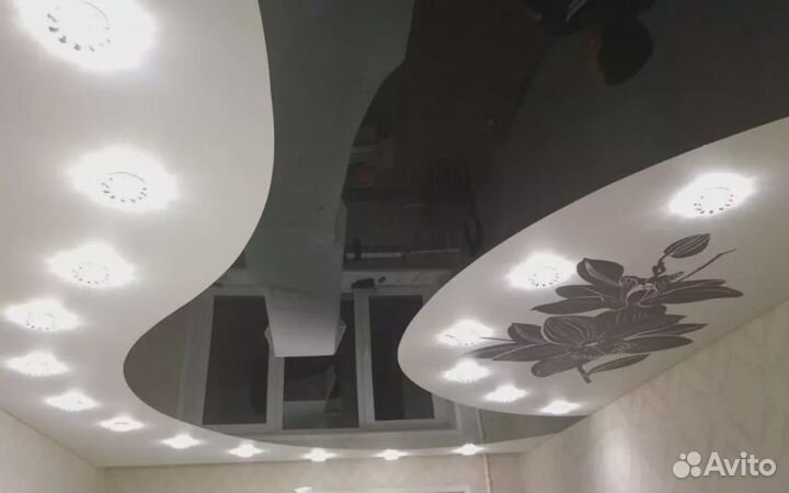 Натяжные потолки любой сложности