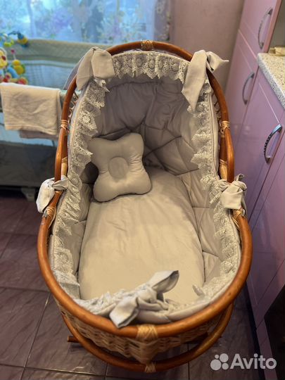Люлька колыбель плетеная