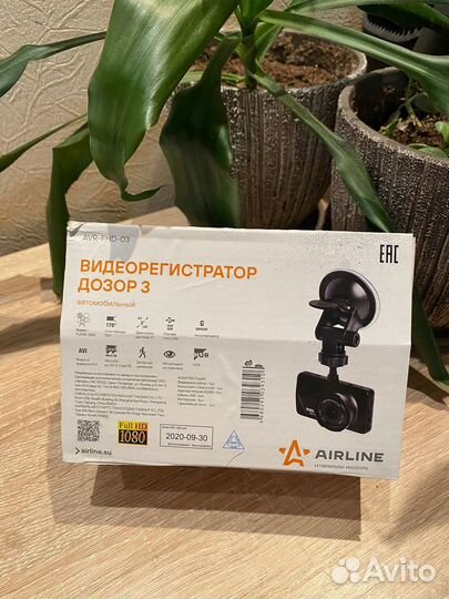 Видеорегистратор FHD 1080p airline AVR-FHD-03
