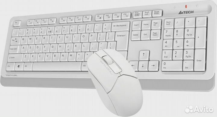Комплект (клавиатура и мышь) A4tech FG1012 white