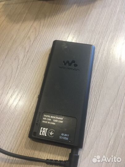 Mp3 плеер sony walkman с наушниками