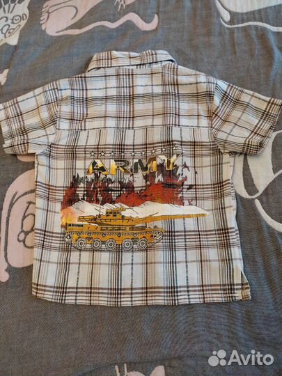 Легкая рубашка на мальчика