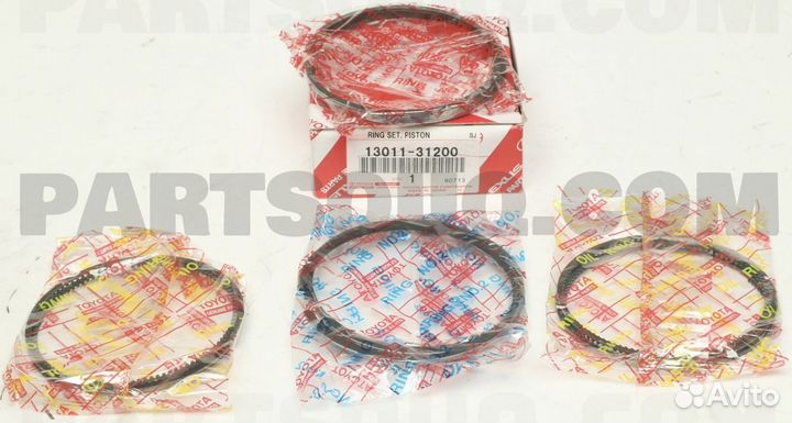 Toyota land cruiser 150 1GR-FE кольца поршневые