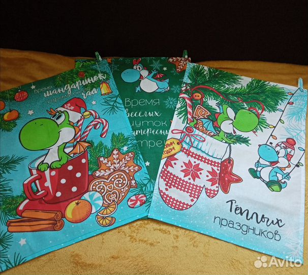 Кухонные полотенца, наволочки, прихватки