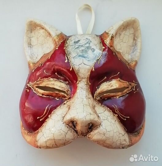 Маска карнавальная кот - Венеция