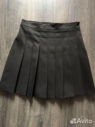 Теннисная юбка черная