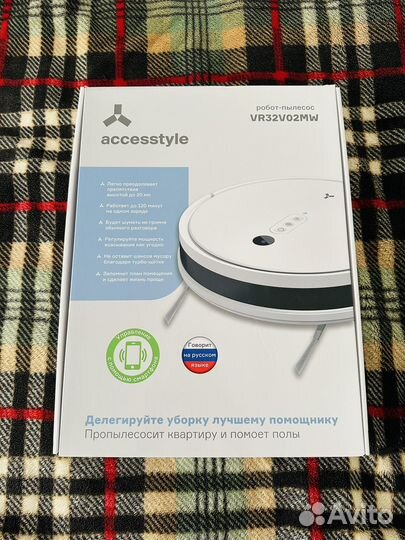 Робот-пылесос AccesStyle VR32V02MW, белый