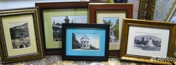 Ретрофотографии Пятигорска в раме и паспарту