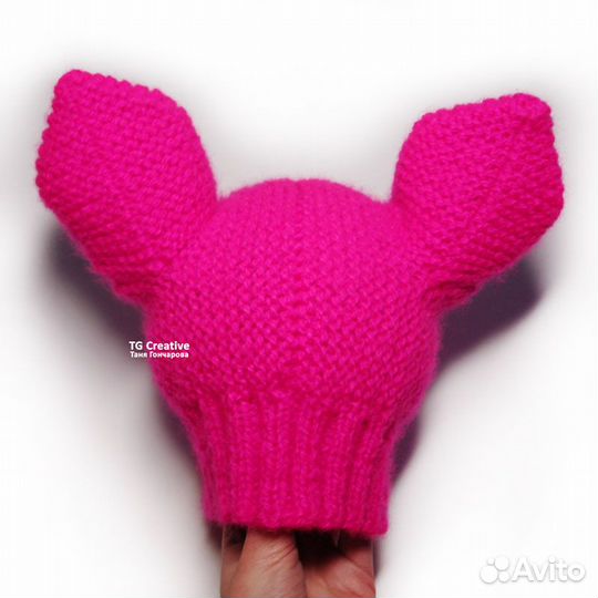 Шапочка с резинками для собак