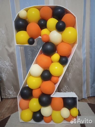 Аэромозайка Цифра 1, цифра 2, цифра 3