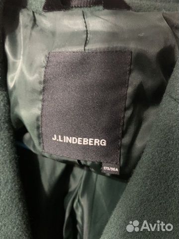 J.lindeberg пальто зелёное