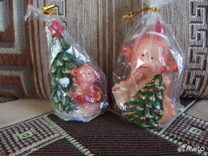 Свечи снежинка, новогодние подарочные