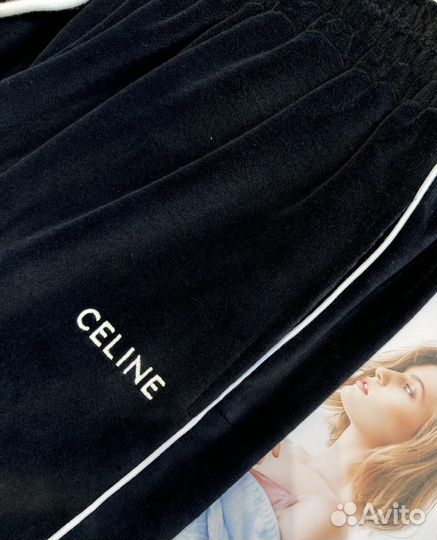 Черные женские штаны Celine